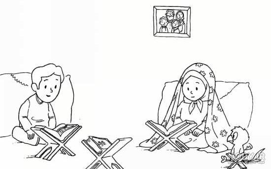 نقاشی قران کلاس دوم نقاشی قران کلاس دوم