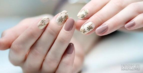 کاشت ناخن کوتاه طبیعی دخترانه