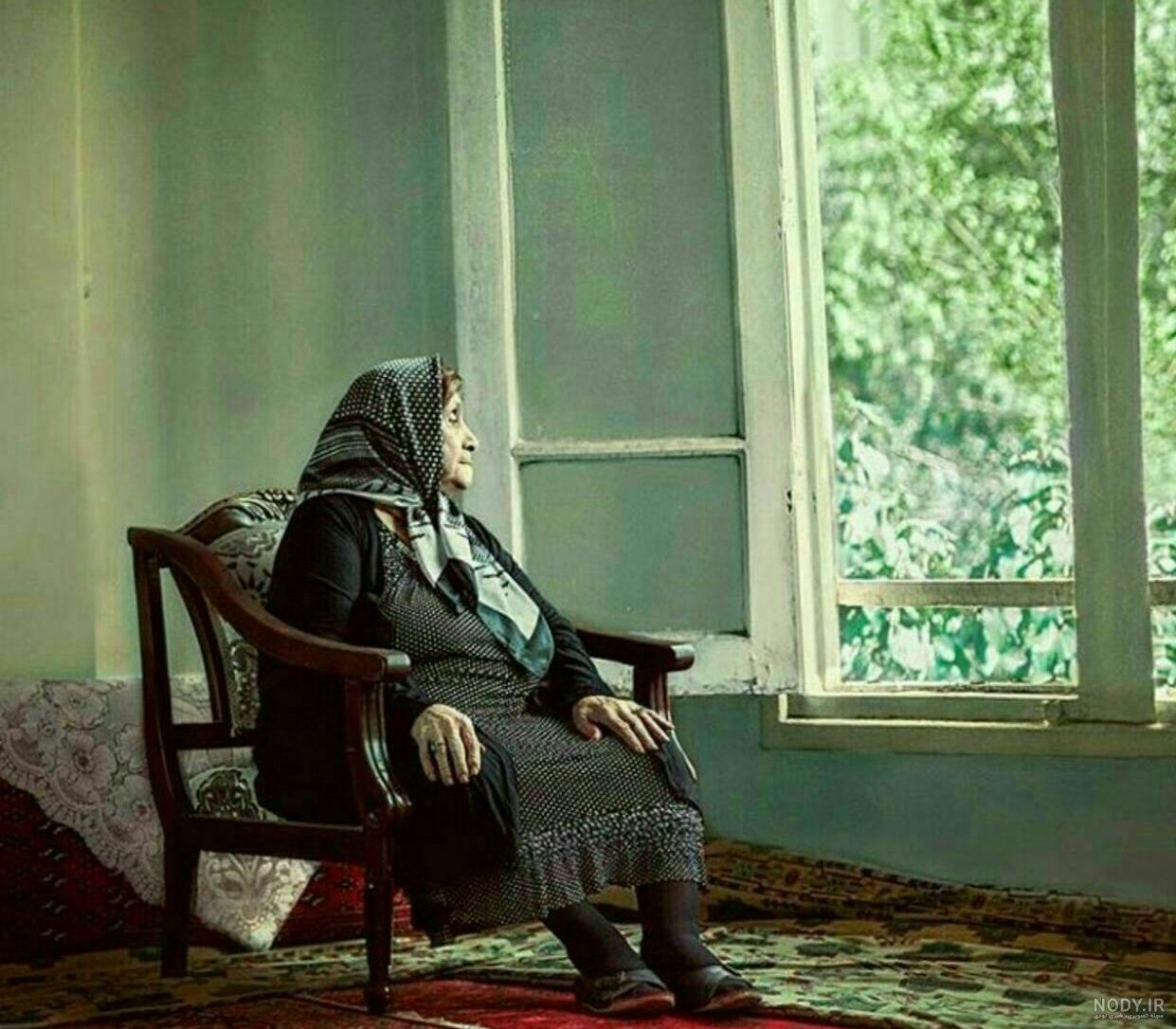 عکس روز مادر پیر