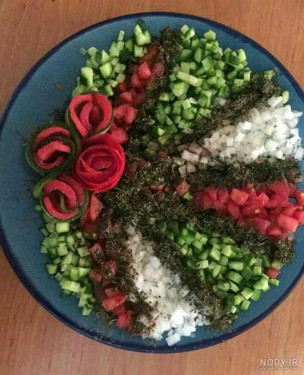 آموزش تزیین غذا برای مهمانی