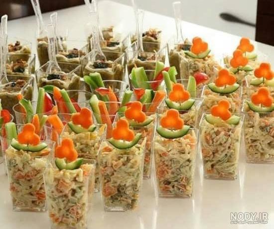 آموزش تزیین غذا برای مهمانی