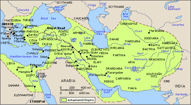 از فرزندان کوروش هخامنشی در جدول