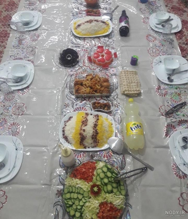 تزیین مرغ برای سفره شام