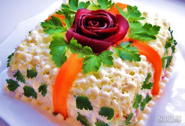 عکس سفره غذای شیک