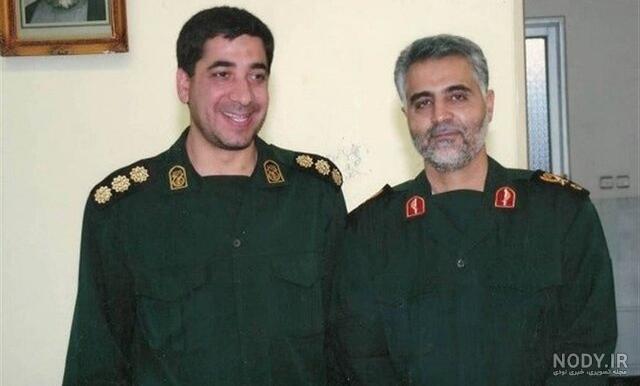 عکس شهید پورجعفری همراه سردار سلیمانی