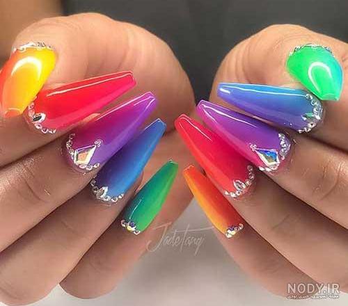 عکس ناخن بلند قشنگ عکس ناخن بلند قشنگ