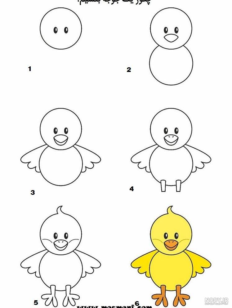 عکس نقاشی کودکانه گربه