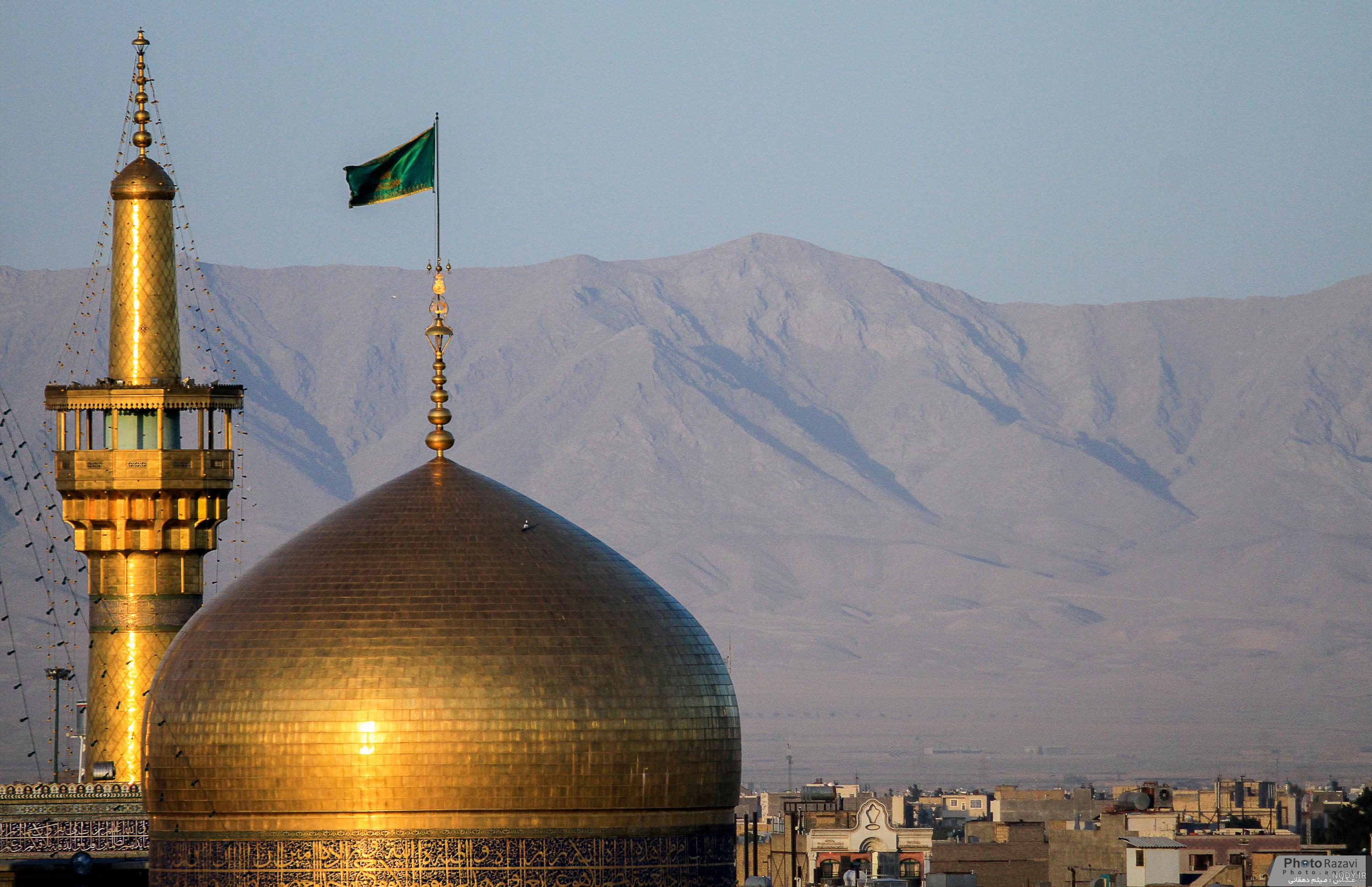عکس چراغانی حرم امام رضا عکس چراغانی حرم امام رضا