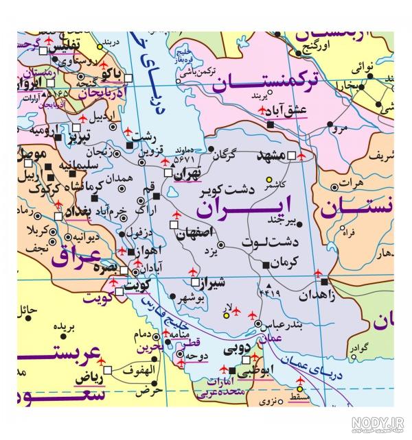 نقشه جهان کامل فارسی نقشه جهان کامل فارسی