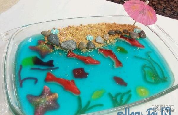 ژله آکواریوم وارونه
