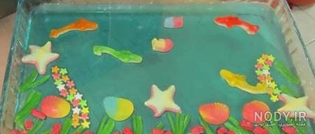 ژله آکواریومی در تنگ ماهی