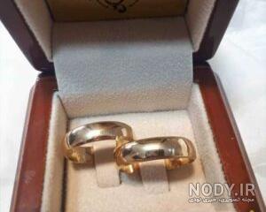 حلقه ازدواج ست طلا زرد حلقه ازدواج ست طلا زرد