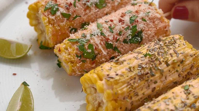 طرز تهیه ذرت مکزیکی ساده