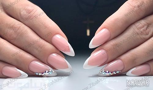 عکس از کاشت ناخن فرنچ عکس از کاشت ناخن فرنچ