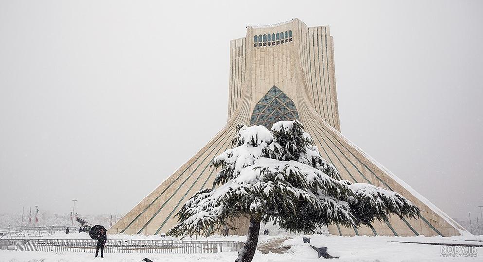 عکس برفی دخترانه