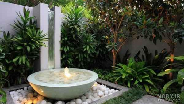 عکس حیاط بهاری