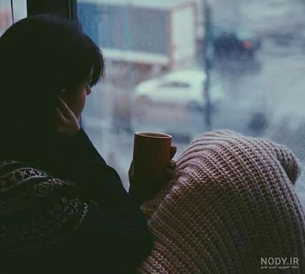عکس دختر غمگین کارتونی