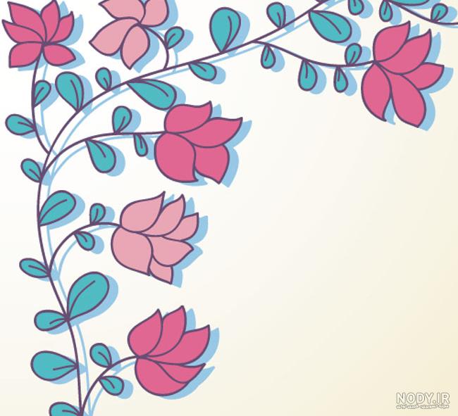 عکس ساده رنگی گلدار عکس ساده رنگی گلدار