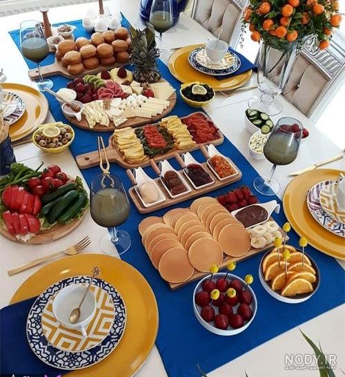 عکس صبحانه در طبیعت زمستان عکس صبحانه در طبیعت زمستان
