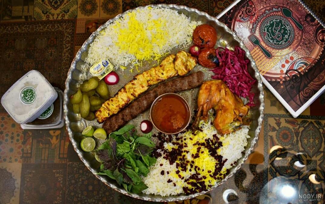 عکس غذا تو سینی مسی