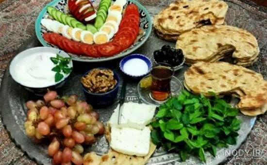 عکس میز صبحانه عکس میز صبحانه