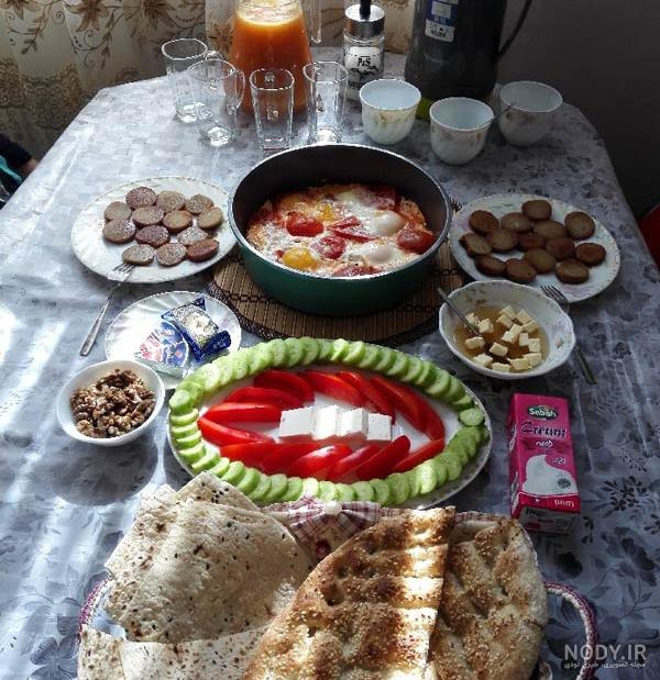 عکس هایی از سفره صبحانه عکس هایی از سفره صبحانه