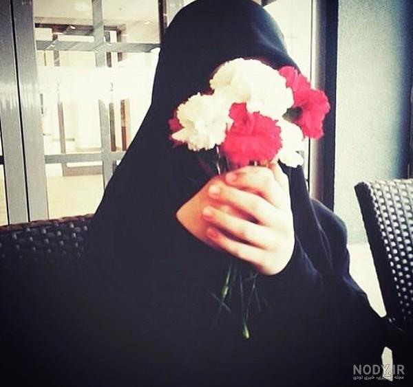 عکس پروفایل دختر با حجاب کارتونی