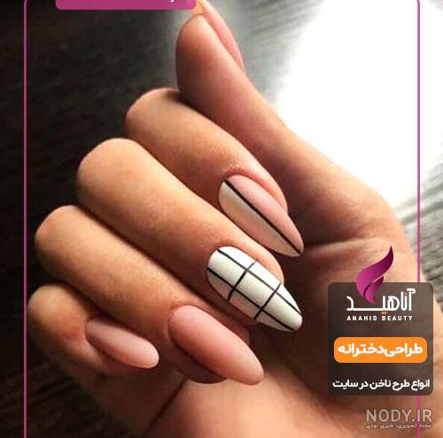 عکس کاشت ناخن بدون طراحی