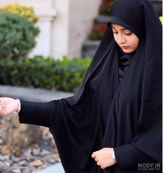 عکس یک دختر با حجاب
