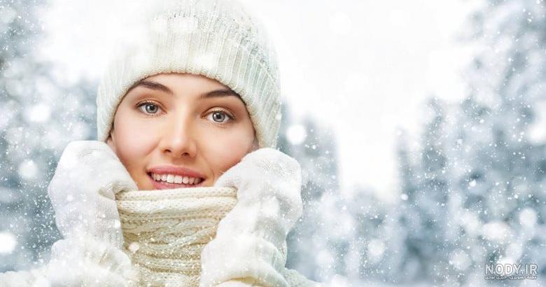 ژست عکاسی دخترانه تو برف ژست عکاسی دخترانه تو برف