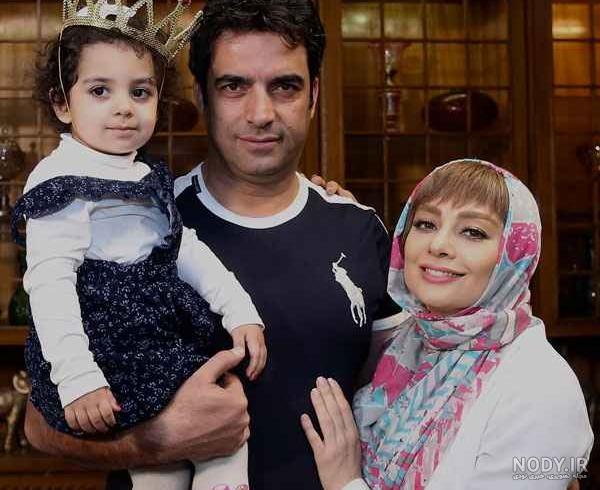 یکتا ناصر و منوچهر هادی در پشت صحنه سریال دل