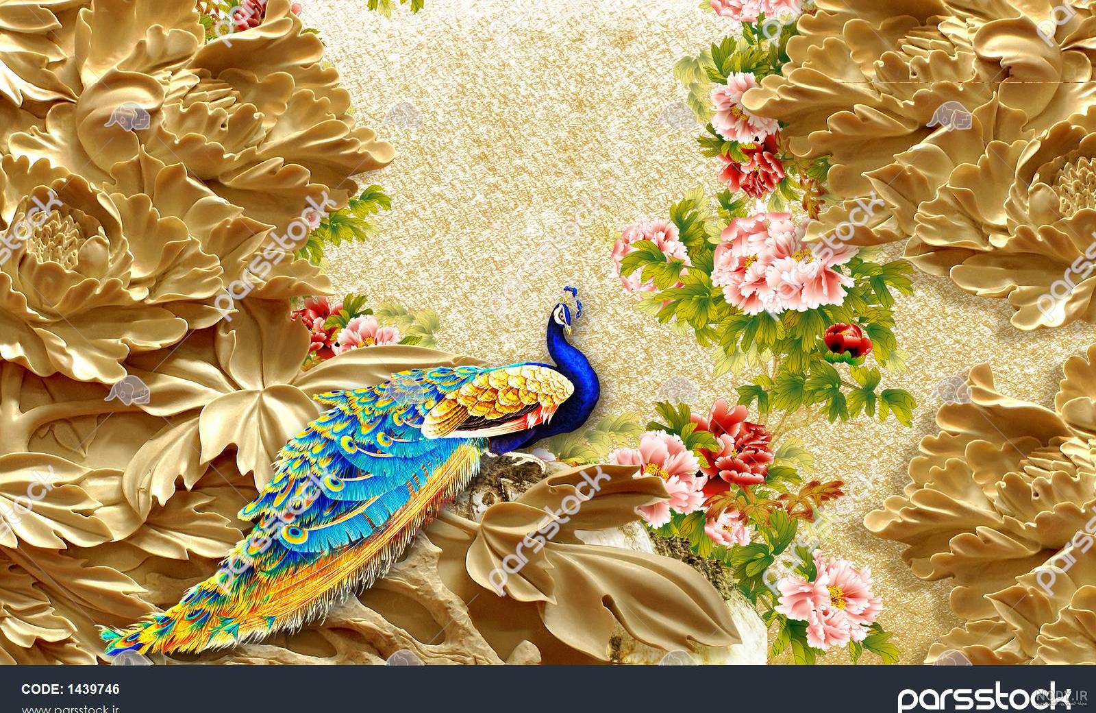تابلوی سه بعدی طبیعت