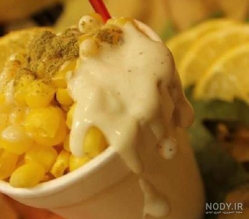 طرز تهیه ذرت مکزیکی در خانه طرز تهیه ذرت مکزیکی در خانه