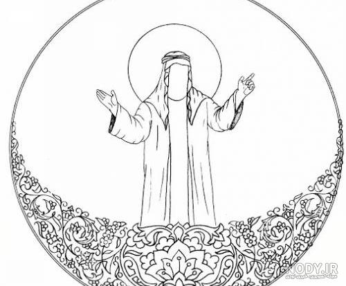 عکس از امام علی نقاشی