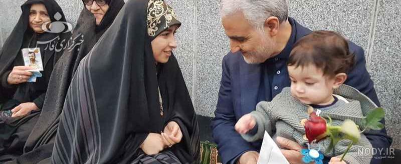 عکس دختر شهید نامجو
