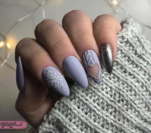 عکس ناخن طرح دار زیبا
