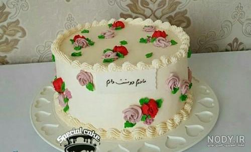 عکس کیک تولد ساده و شیک دخترانه عکس کیک تولد ساده و شیک دخترانه
