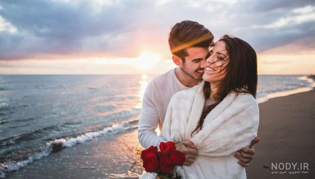 لب رمانتیک بغل عکس عاشقانه دونفره بدون متن