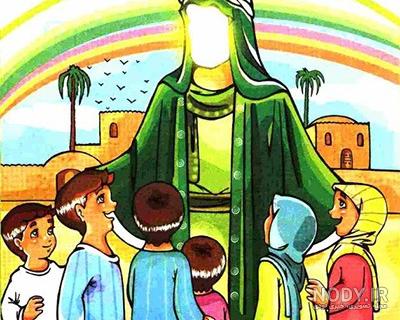نقاشی امام علی ساده