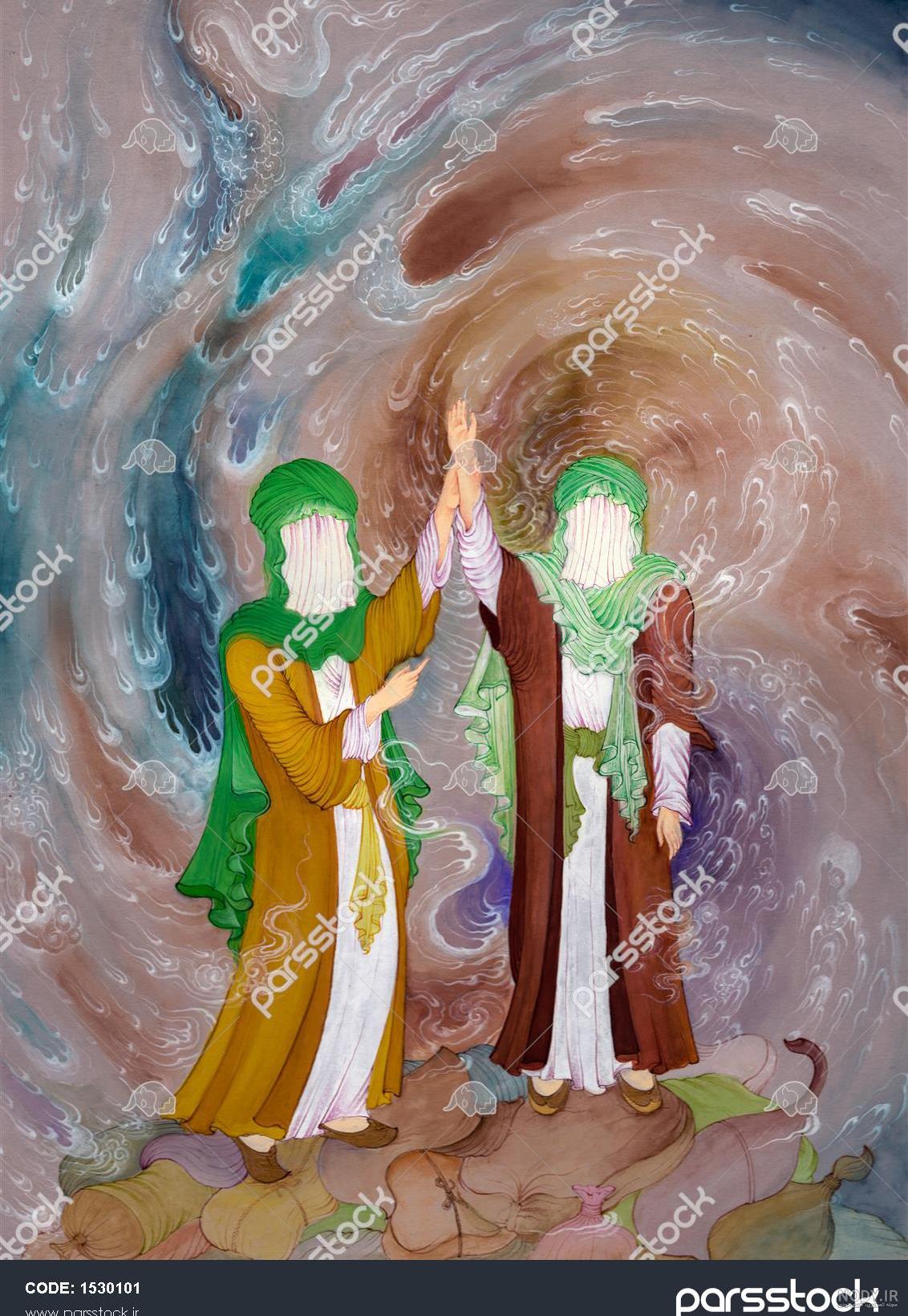 نقاشی حضرت علی علیه السلام