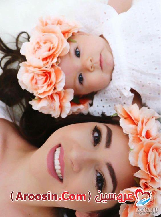 ژست عکس مادر دختری برای تولد ژست عکس مادر دختری برای تولد