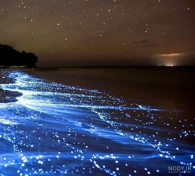  عکس دریا در شب برای پروفایل