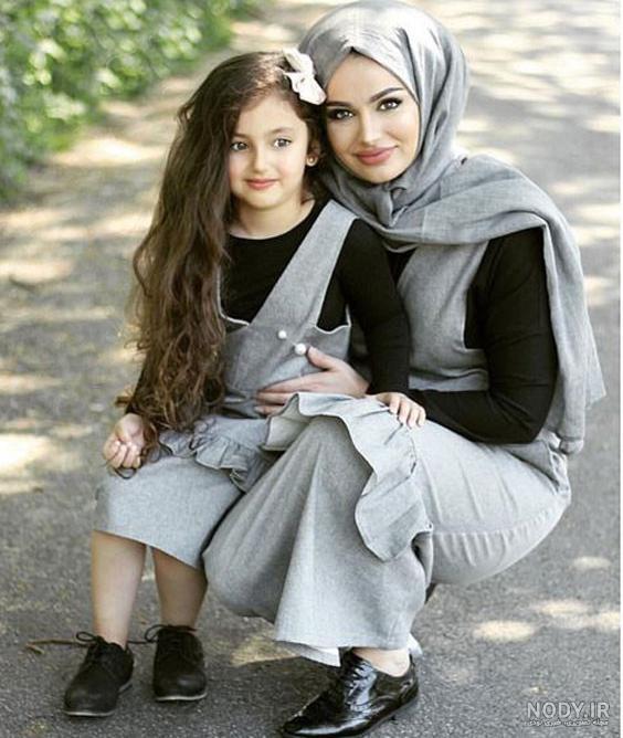 عکس مادر دختری واقعی