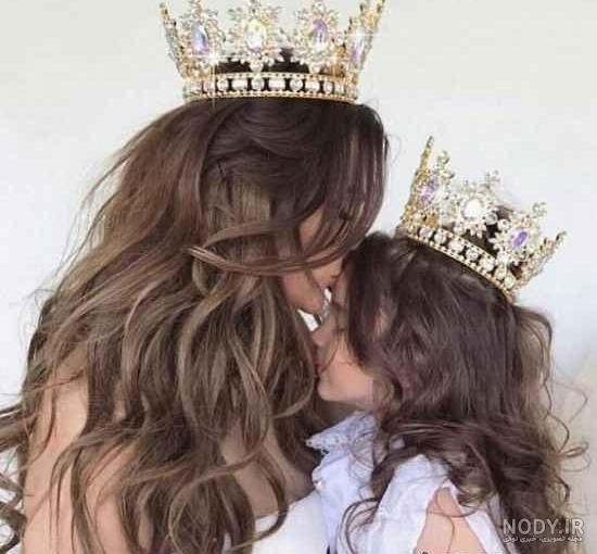 عکس مادر دختری واقعی