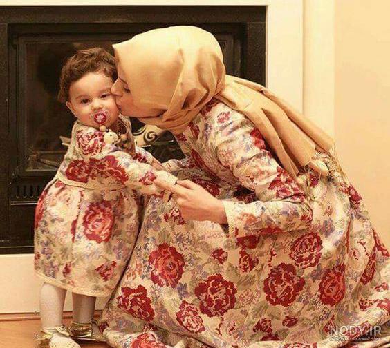 عکس مادر دختری واقعی