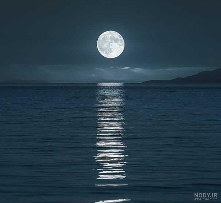  عکس دریا در شب برای پروفایل