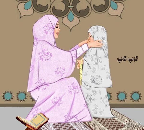 عکس مادر دختری واقعی