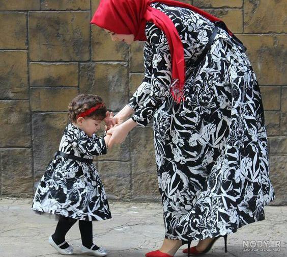 عکس مادر دختری واقعی