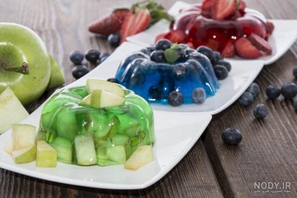 تزیین ژله ساده
