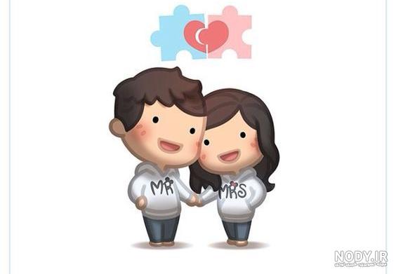 عکس عاشقانه کارتونی سیاه سفید عکس عاشقانه کارتونی سیاه سفید